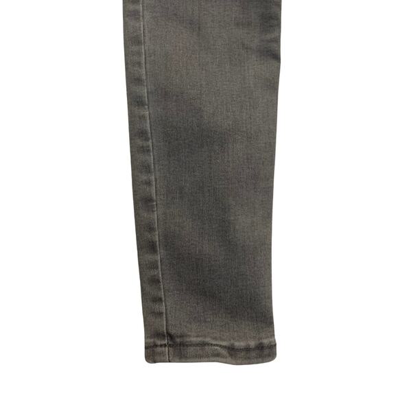 ZARA High Waist Washed Out Gray Grey Skinny Jeans Size 2 Stretch Denim - Picture 2 of 9